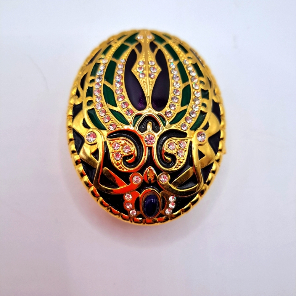 Vintage Edgar Berebi Limited Edition Beetle Trinket Box